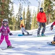 Family Skiing at A-Basin