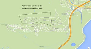 Mesa Cortina Map