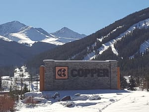 Copper Mountain Sign at Copper Ski Area
