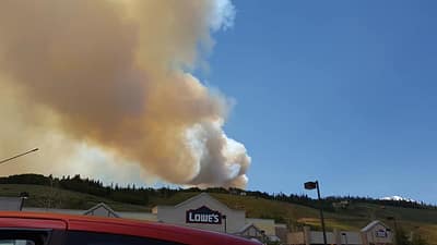 Buffalo Mountain Wildfire from Lowes