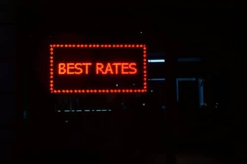 Best rates sign meaning interest rates this week